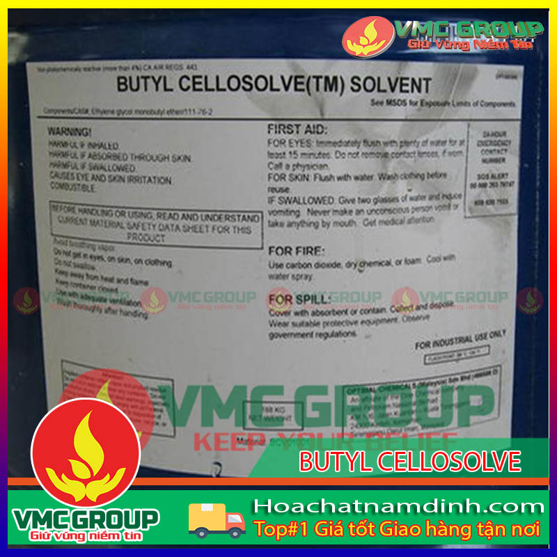 BUTYL CELLOSOLVE (Butyl Glycol BCS) C4H9OC2H4OH